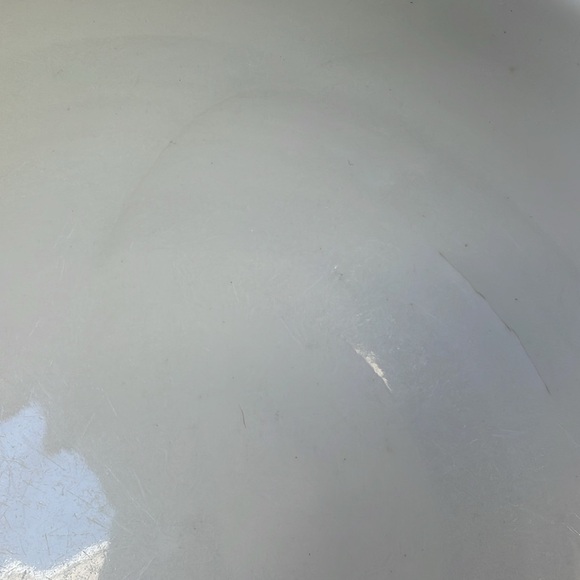 Vintage 1950s Hall’s Rose Blue Ribbon Garland Serving Bowl. Made in USA - Picture 5 of 10